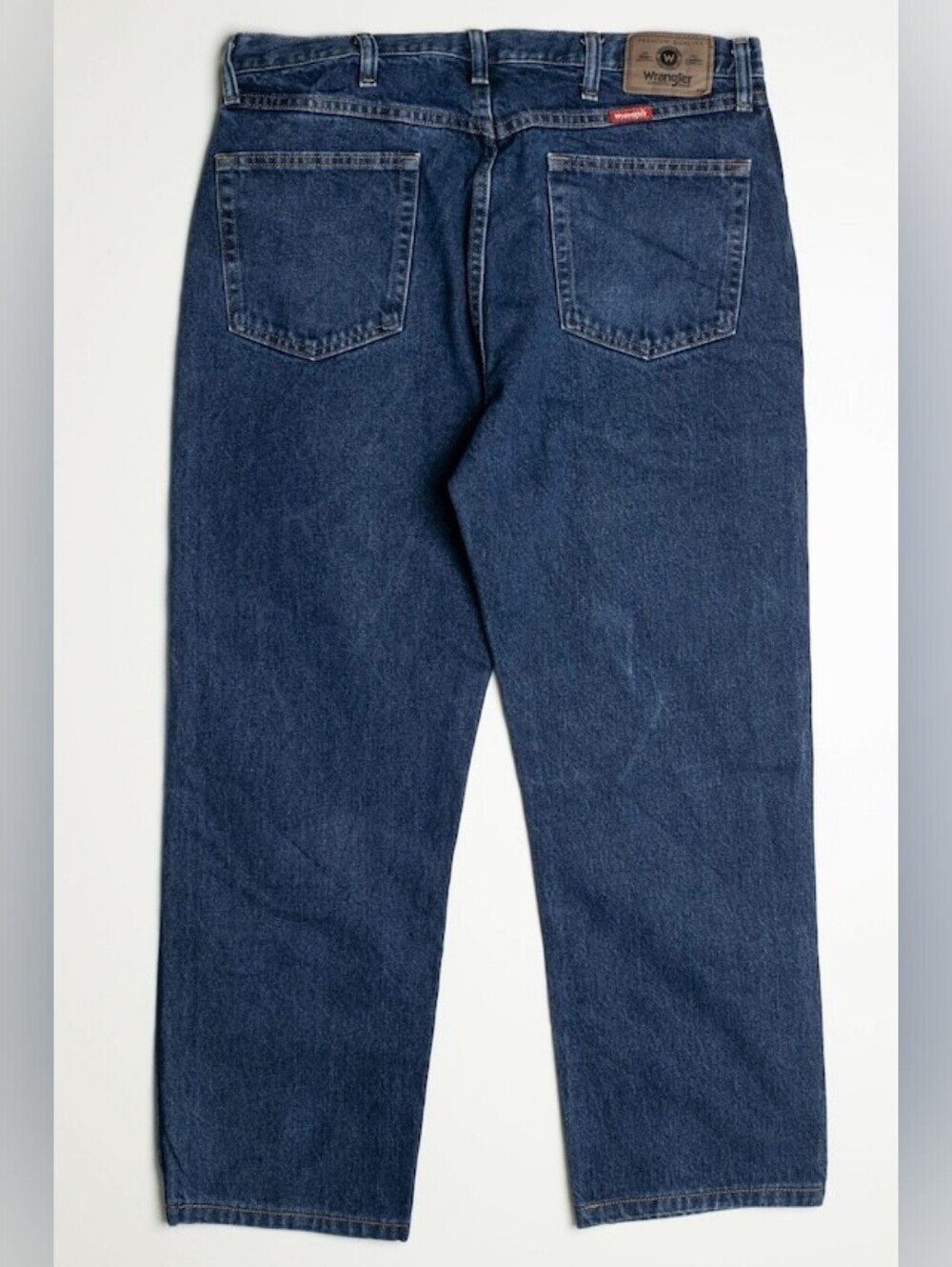 Wrangler Premium Quality Men's Straight Leg Jeans Blue 37x32
